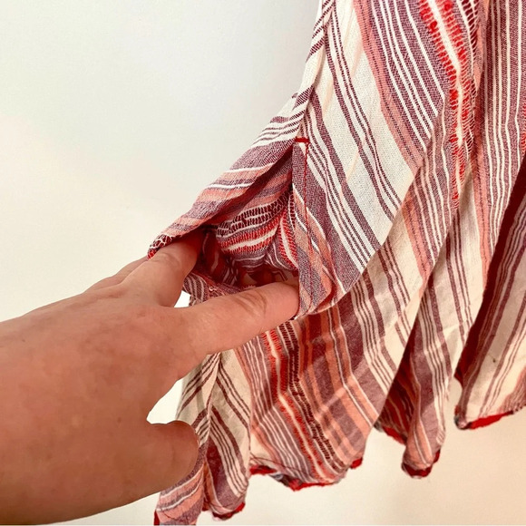 Free People Under the Sun Tunic Top Red Rome - Picture 9 of 13